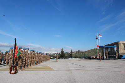 Komandan Konga UNIFIL Pimpin Pelepasan Rotasi Personel Chalk 6 Satgas Yonmek XXIII-N