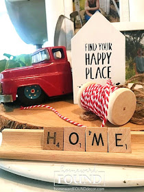 wood, rustic, farmhouse, home decor, diy, diy home decor, repurposed, thrifted, upcycled, winter decor, red accent color, whitewashed, barnwood, plaid 
