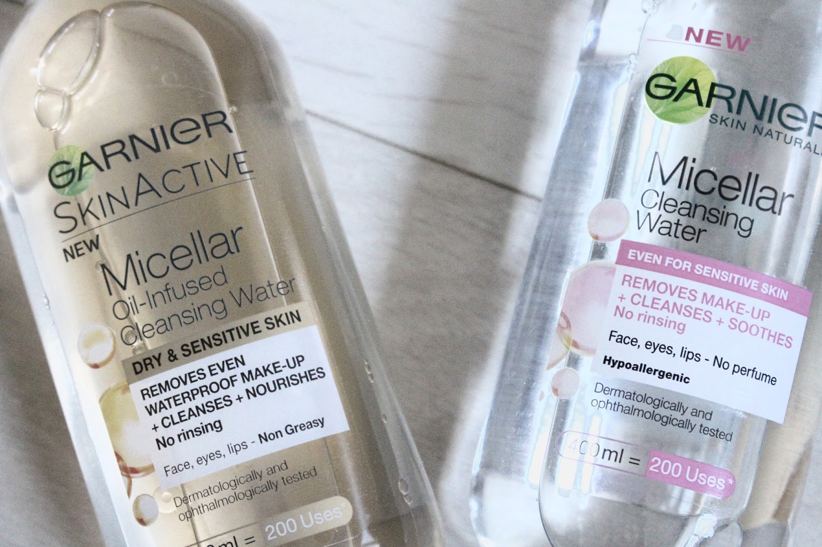CLEANSING FOR DRY SKIN SKINACTIVE OILINFUSED MICELLAR CLEANSING WATER VS MICELLAR CLEANSING