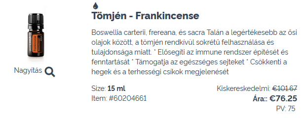 karnozin anti aging előnyei a tömjén