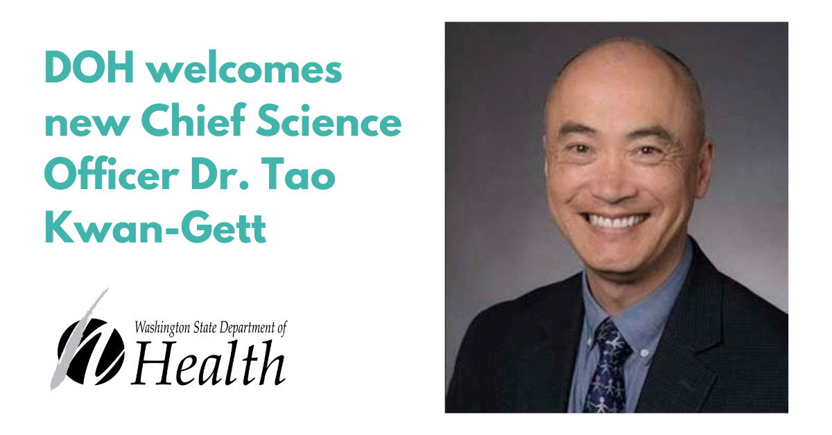 Shoreline Area News DOH new Chief Science Officer Dr. Tao