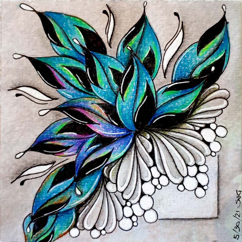 100 Days of Zentangle; Neurographics; Square One; New Tangle ...