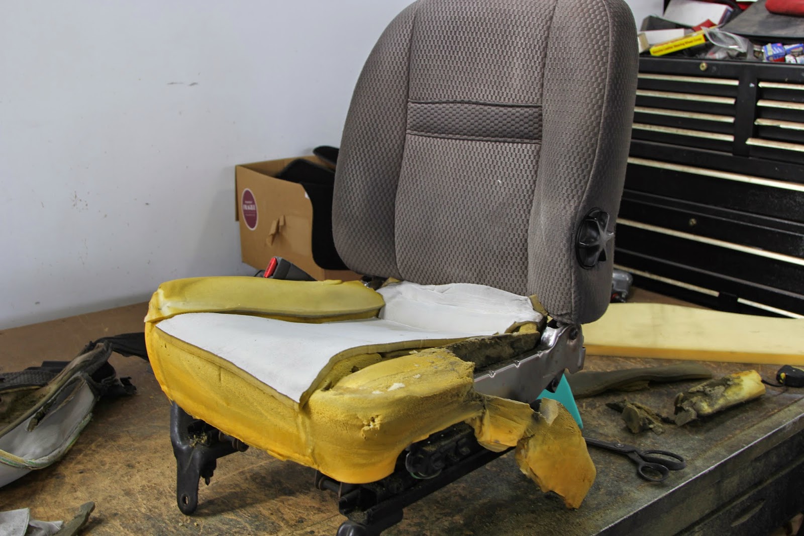 Cooks Upholstery and Classic Restoration Truck Seat Restoration