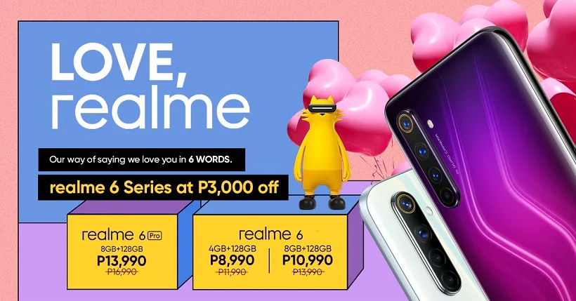 realme 6 Series now comes with new price, starts at ₱8,990