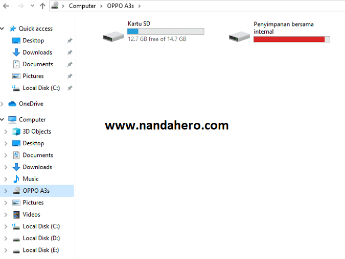 Cara Menghubungkan Hp Oppo Ke Pc Untuk Transfer File Nanda Hero