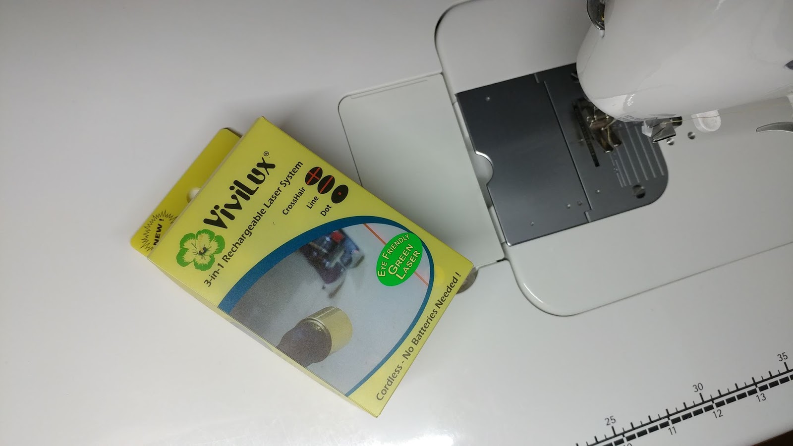 Slice of Pi Quilts Adding a laser to ANY sewing machine!