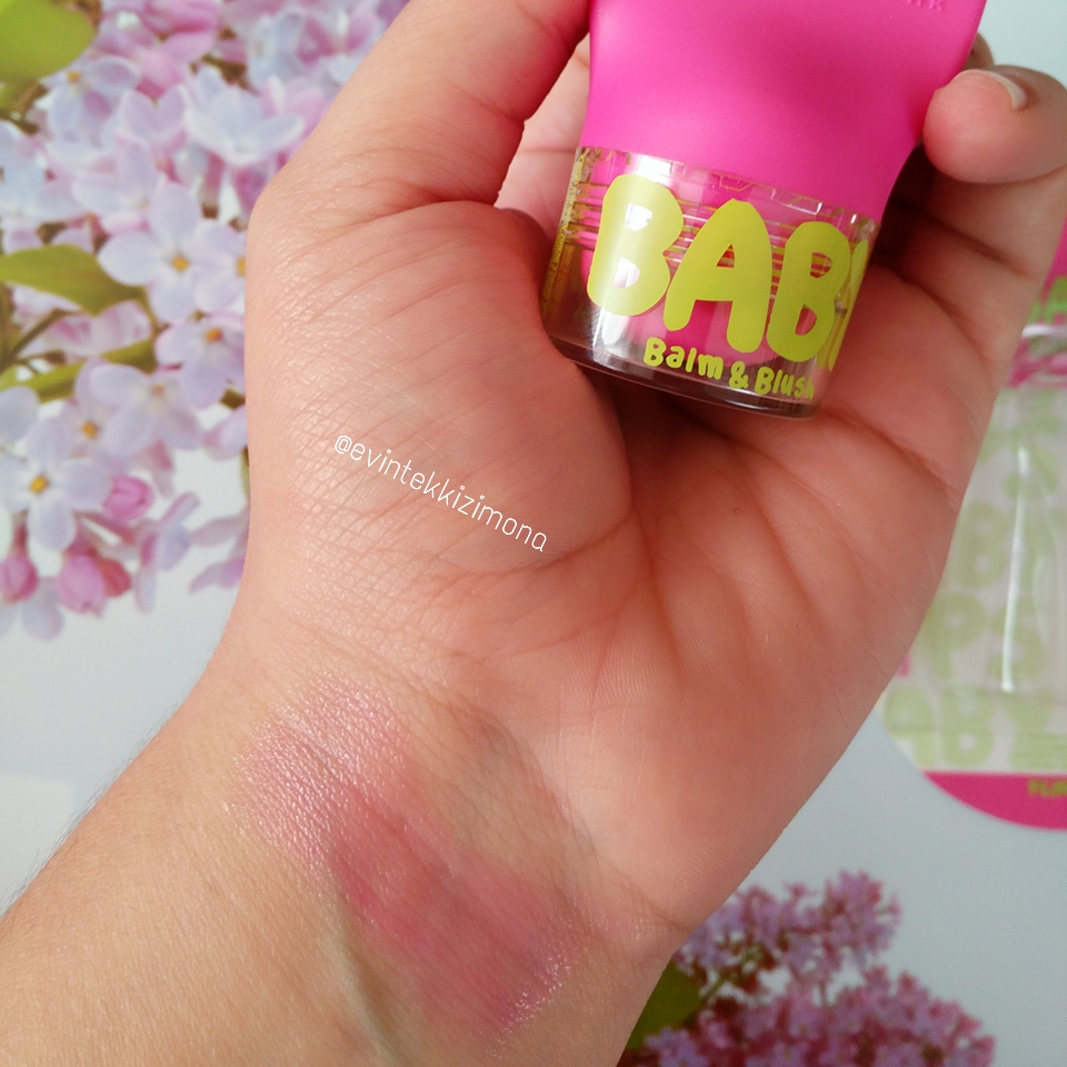EvintekkızıMona MAYBELLİNE BABY LİPS BALM&BLUSH FLIRTY PİNK