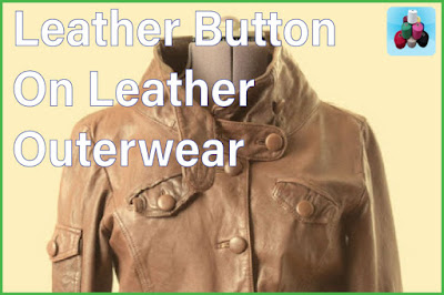 Leather Button for Outerwear