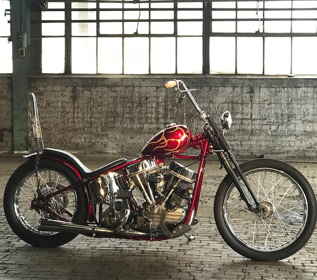 Harley Davidson Panhead By Eric Mills