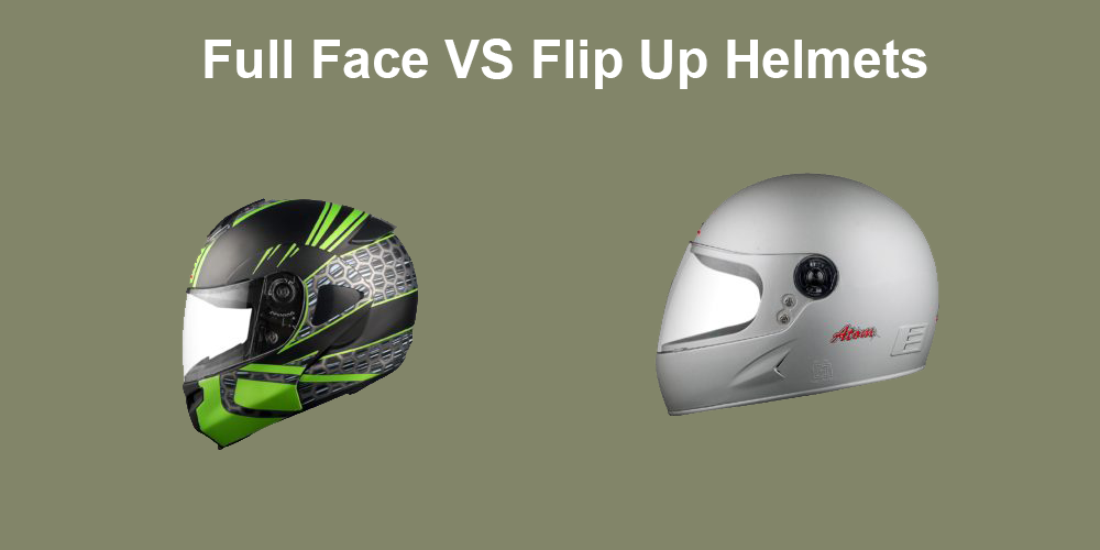 Full Face Helmets VS Flip Up Helmets Aaron Helmets Redefining Safety