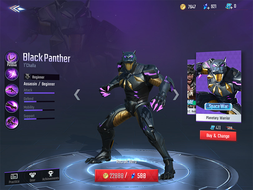 Black Panther's new Epic Skin: Planetary Warrior