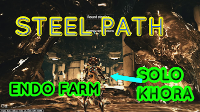 endo khora path solo farm steel gameplay build