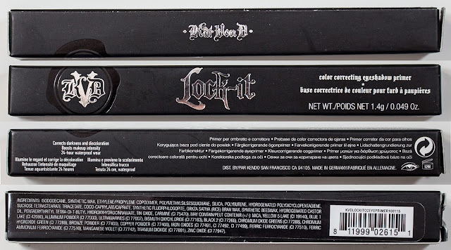warpaint and unicorns kat von d lock it color correcting eyeshadow