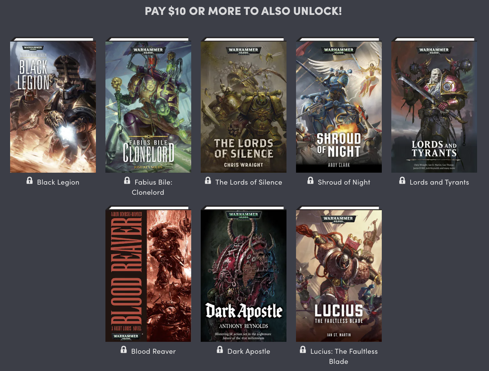 вархаммер ересь хоруса книги.