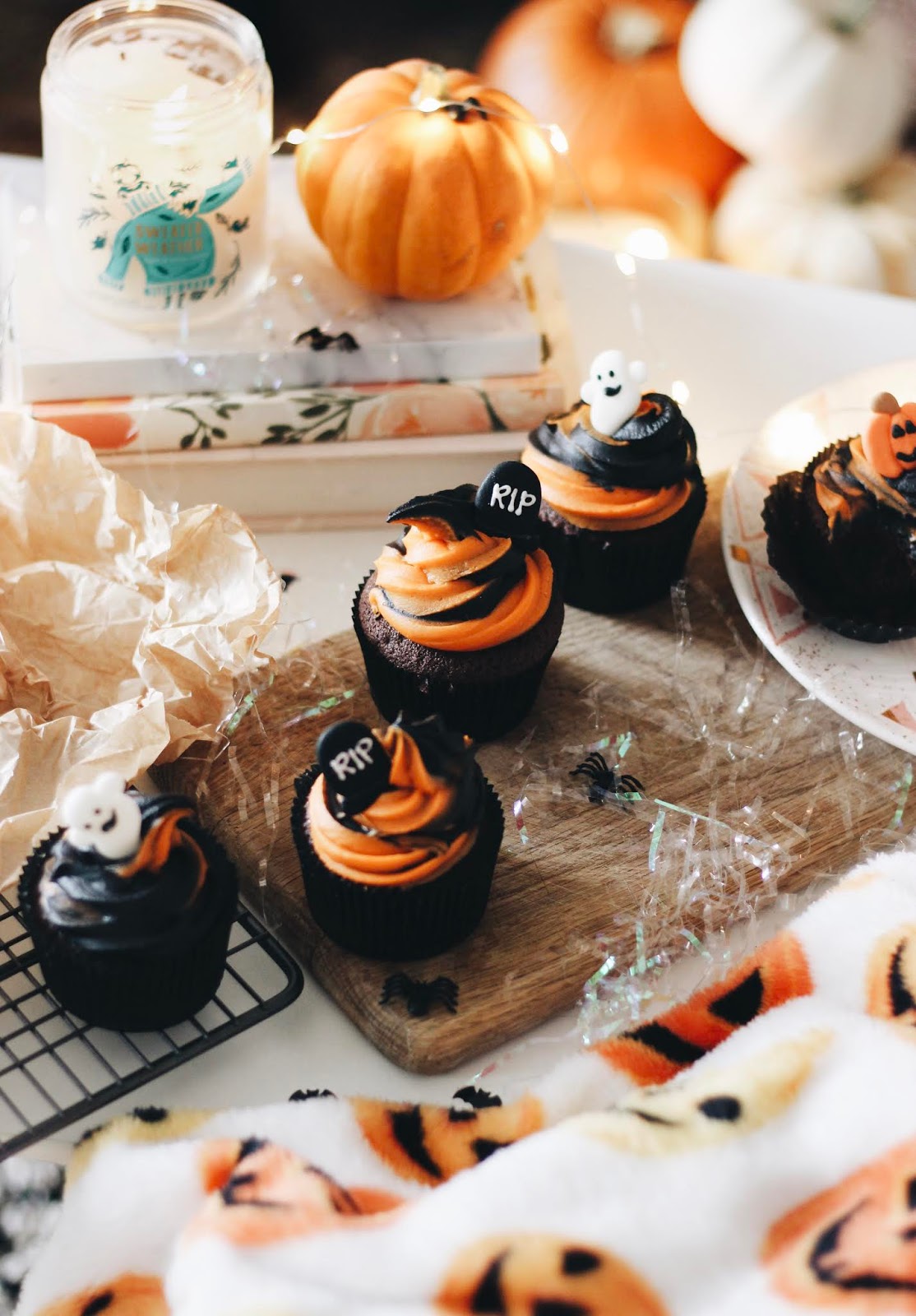 Chocolate Orange Halloween Cupcakes Pint Sized Beauty