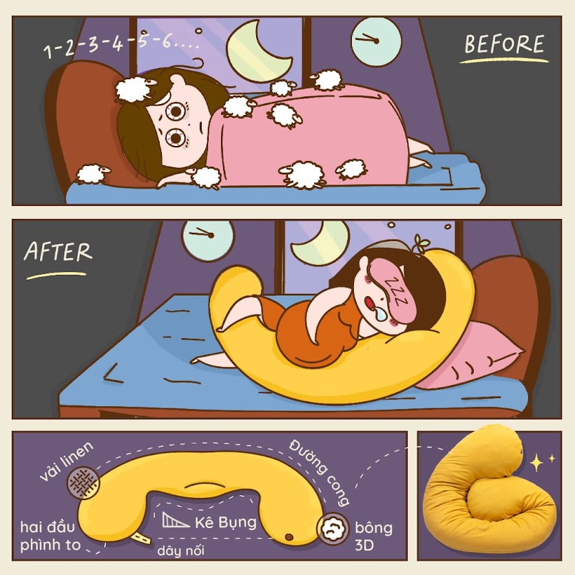 [A159] [Chia sẻ] Địa chỉ mua gối cho bà bầu cao cấp chính hãng