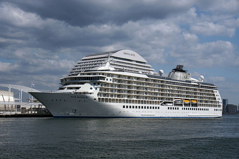 Southgate Residential All Aboard The Ship Is Divided Into 165 Apartments All Owned By S Residents It Travels World Year Round Stopping In Ports For Stints Of