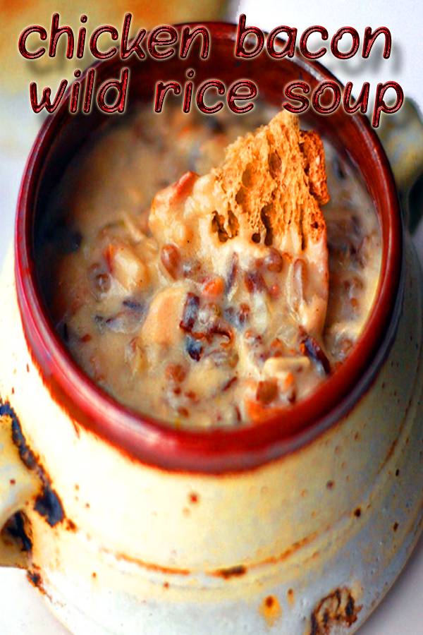 chicken bacon wild rice soup Masakan Ibu