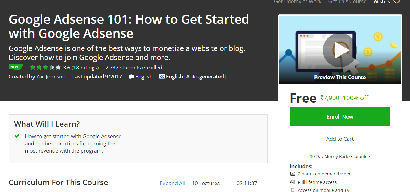 Coupon adsense