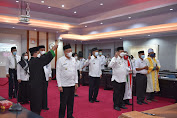 Gubernur Sulawesi Tengah Drs. Longki Djanggola,M.Si. Melakukan Pelantikan Pejabat Lingkup Pemerintah 