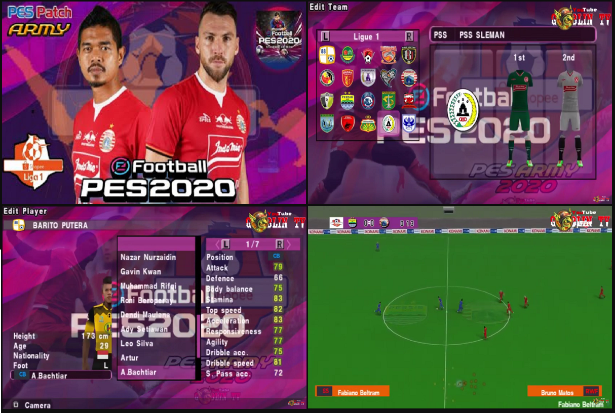 Download PES ARMY 2020 Shopee Liga 1 2019 PPSSPP Android ...