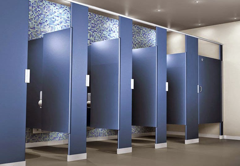 The Mesmerizing Floor Mounted Overhead Braced Toilet Partitions Design