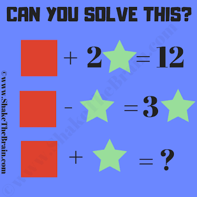 In this Simple Math Equation Brain Teaser for Students, your challenge is to find the value of the given variables.
