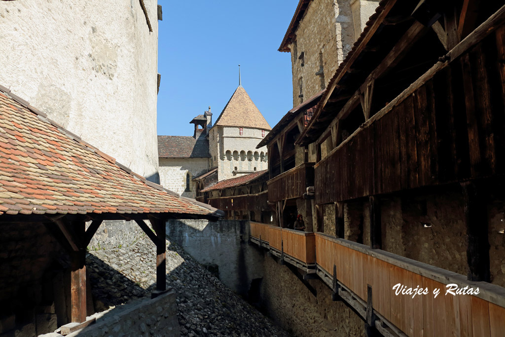 Pasarelas del castillo de Chillon