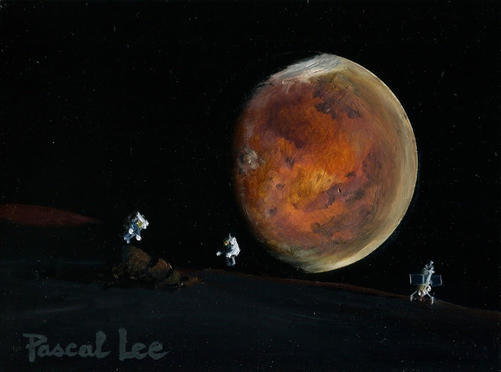 Human mission to Martian moons Phobos and Deimos by Pascal Lee human Mars