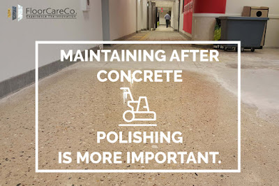 Concrete polishing