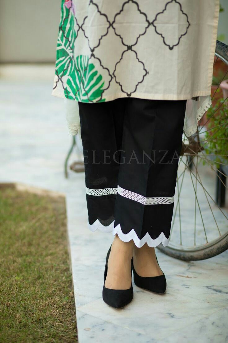 Latest and beautiful trouser designs, new trouser bottom designs. # ...