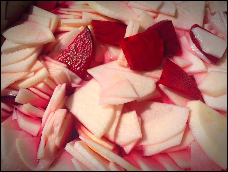 LebaneseStyle Pickled Turnips...