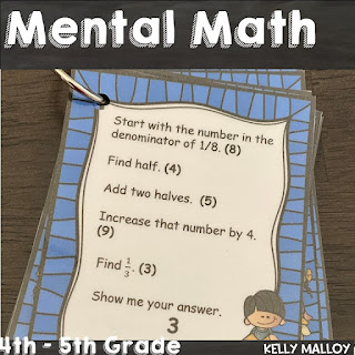 Mental Math 4th Grade