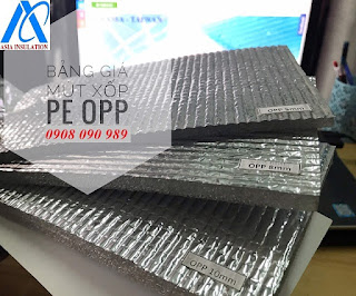 Xốp pe opp 1 mặt bạc - phân phối vật liệu cách âm, cách nhiệt, bảo ôn Banggiamutxoppeopp-3521