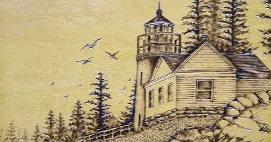 فن الخشب Wood Art فن الحرق على الخشب The Art Of Burning Wood