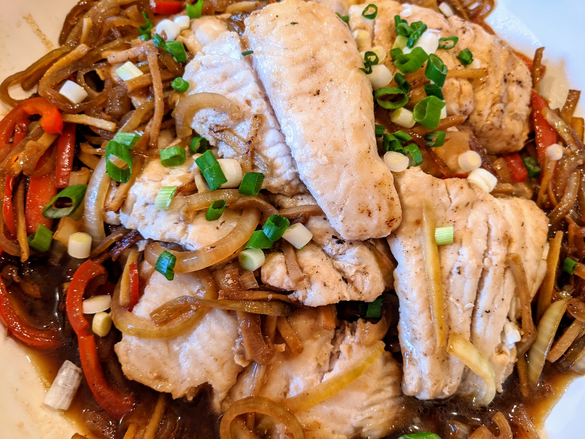 Chef Bolek ត្រីខ្ញីកម្ពុជា (Cambodian Ginger Catfish)