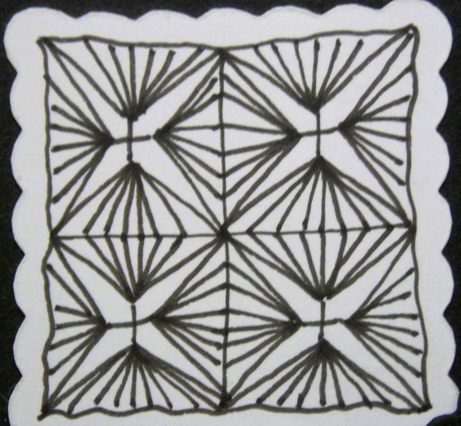 Sarah's Craft Shed: Zentangle Tiles