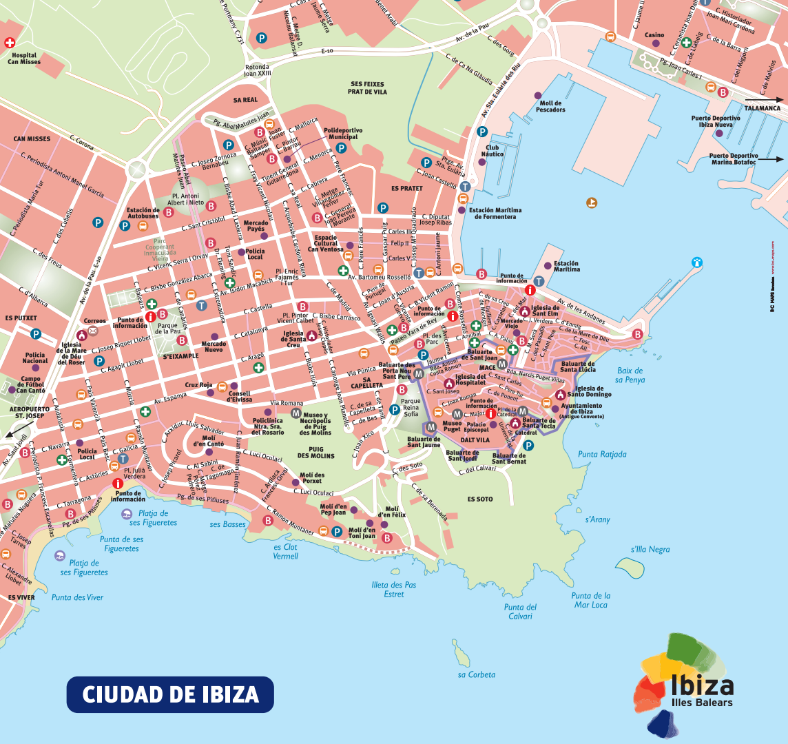 Mapa Eivissa