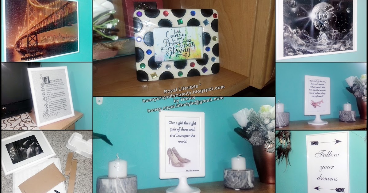 Royal Lifestyle DIY photo frame + room decor