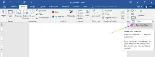 Metode Memasukkan File PDF ke Dokumen Word Metode Memasukkan File PDF ke Dokumen Word