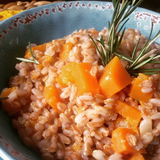 Farrotto Cremoso alla Zucca & Rosmarino Ricetta ed ingredienti dei