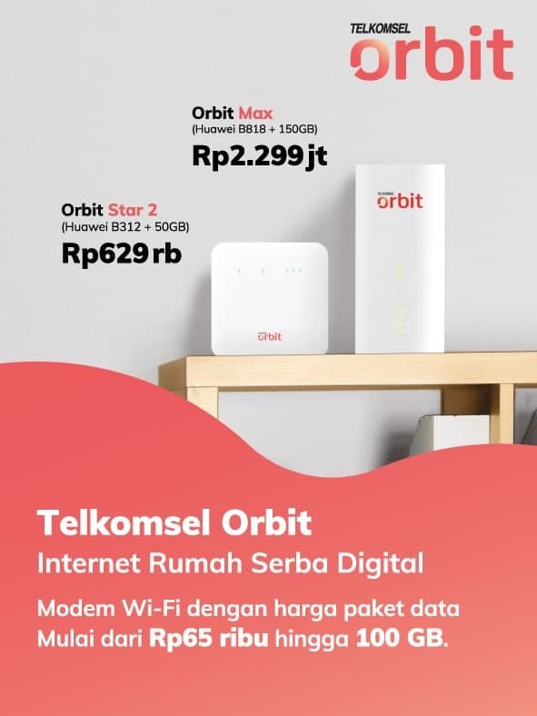 PRODUK TERBARU dari Telkom TELKOMSEL ORBIT - INDIHOME INTERNET