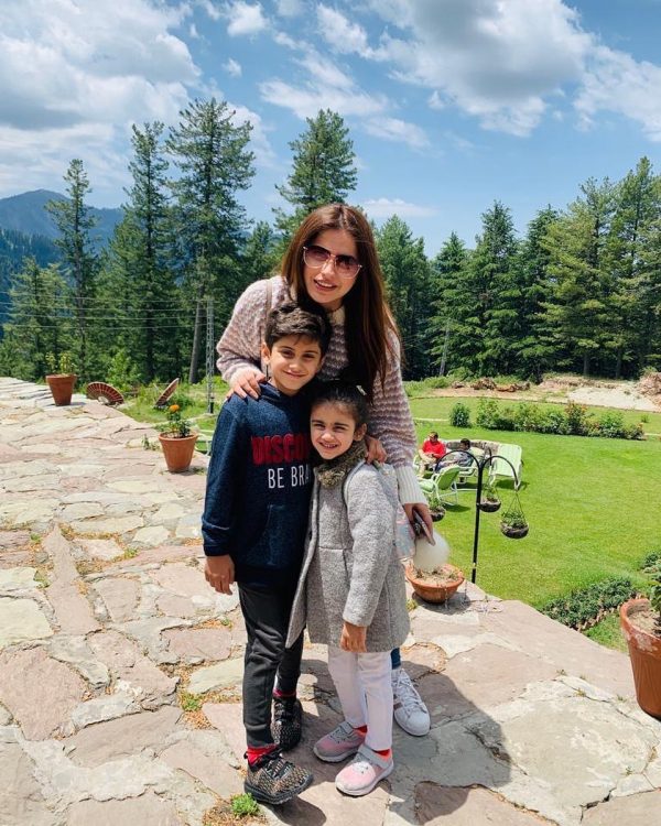 Designer Faiza Saqlain having Awesome Family Time in Hunza Valley