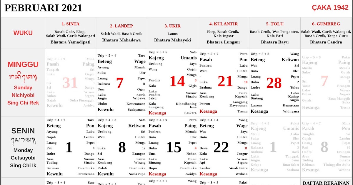 Featured image of post Download Kalender Bali Kalender Januari 2021 / Seperti pagerwesi, galungan, kuningan, nyepi dan lainnya.