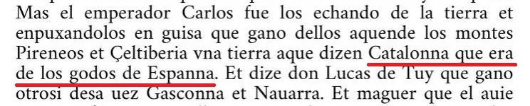 Catalonna, godos, Espanna Catalonna, godos, Espanna