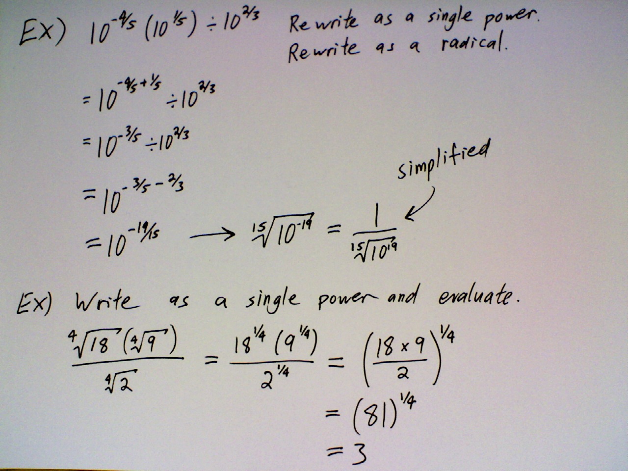what does eoo mean in math