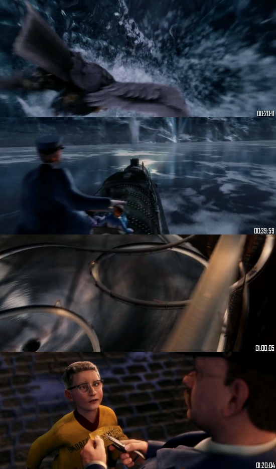 The Polar Express 2004 BRRip 720p 480p Dual Audio Hindi English Full Movie Download