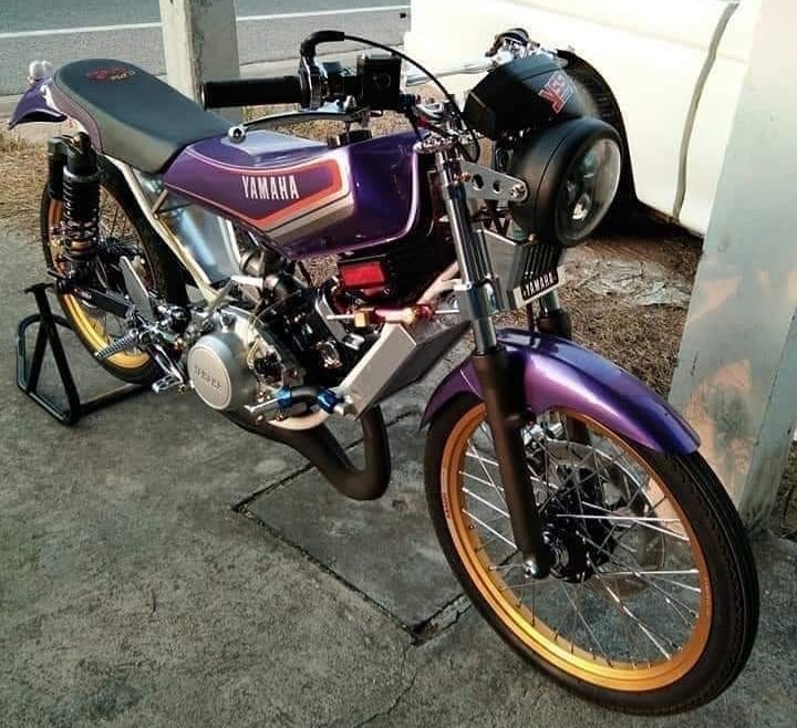 Modifikasi Rx King Warna Ungu Polos, Original, Metalik, Terong, Muda