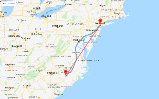 How to calculate the distance between cities?