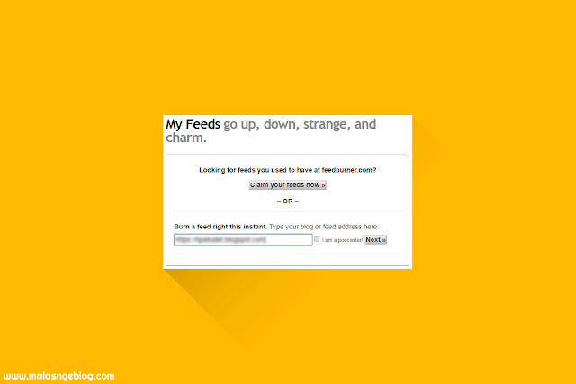 Cara Membuat Rss Feed Blogger di FeedBurner